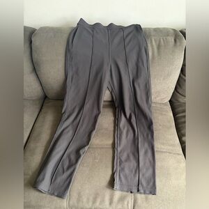 LuLuLemon black ribbed flare pants